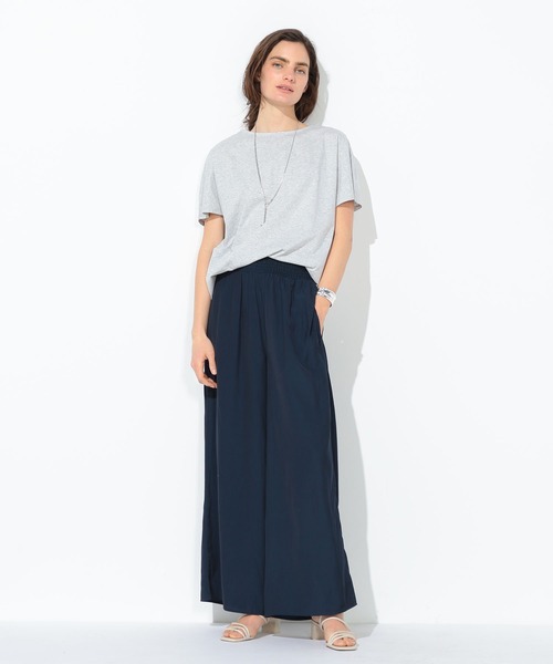 LE SOUK HOLIDAY（ルスークホリデー）の「バックタックプルオーバー（Tシャツ/カットソー・レディース・ネイビー/ライトグレー/オフホワイト/カーキ・L/M）」の6枚目の写真