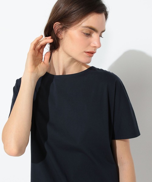 LE SOUK HOLIDAY（ルスークホリデー）の「バックタックプルオーバー（Tシャツ/カットソー・レディース・ネイビー/ライトグレー/オフホワイト/カーキ・L/M）」の12枚目の写真
