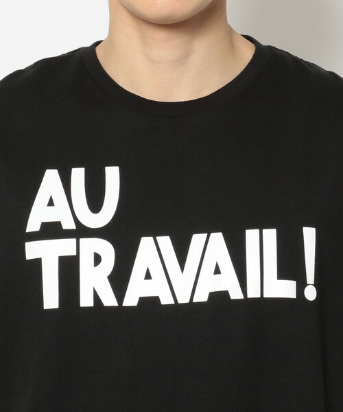 m's braque（エムズブラック）の「m's braque/エムズブラック/AU TRAVAIL! Tee（Tシャツ/カットソー・メンズ・ブラック/イエロー/ホワイト・LARGE/MEDIUM）」の6枚目の写真