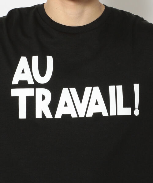 m's braque（エムズブラック）の「m's braque/エムズブラック/AU TRAVAIL! Tee（Tシャツ/カットソー・メンズ・ブラック/イエロー/ホワイト・LARGE/MEDIUM）」の7枚目の写真