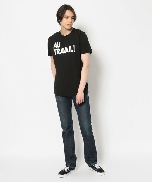 m's braque（エムズブラック）の「m's braque/エムズブラック/AU TRAVAIL! Tee（Tシャツ/カットソー・メンズ・ブラック/イエロー/ホワイト・LARGE/MEDIUM）」の10枚目の写真