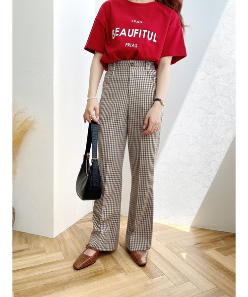 JUMELLE（ジュメロ）の「PRIAS T（Tシャツ/カットソー・レディース・ホワイト/レッド・FREE）」の6枚目の写真