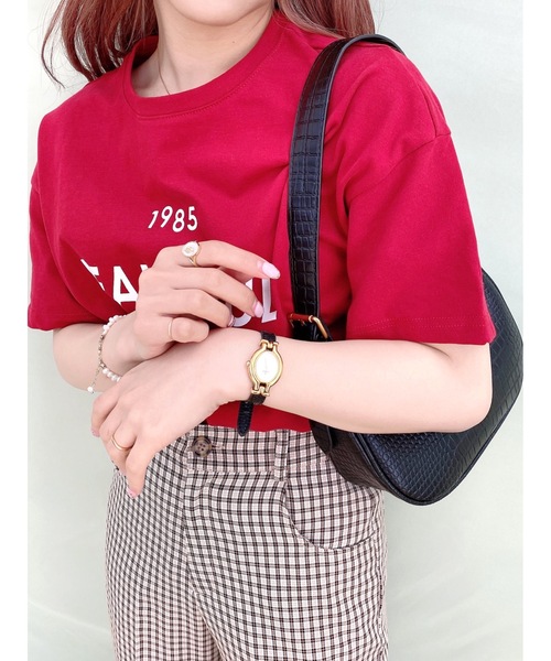 JUMELLE（ジュメロ）の「PRIAS T（Tシャツ/カットソー・レディース・ホワイト/レッド・FREE）」の10枚目の写真