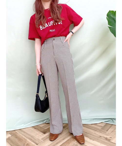 JUMELLE（ジュメロ）の「PRIAS T（Tシャツ/カットソー・レディース・ホワイト/レッド・FREE）」の5枚目の写真