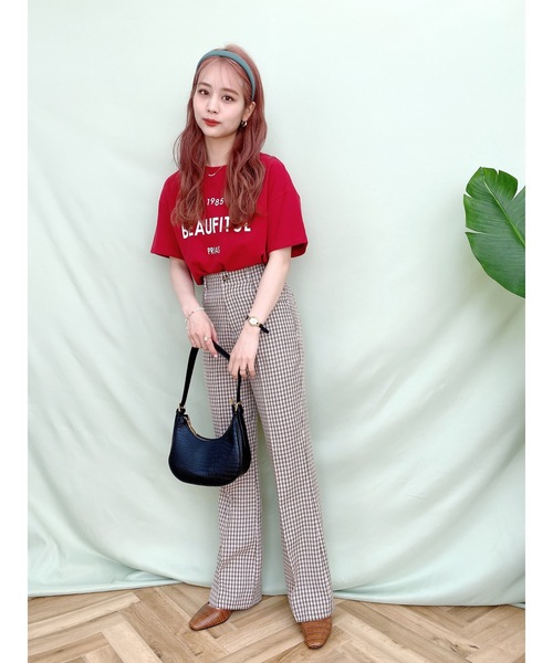 JUMELLE（ジュメロ）の「PRIAS T（Tシャツ/カットソー・レディース・ホワイト/レッド・FREE）」の13枚目の写真