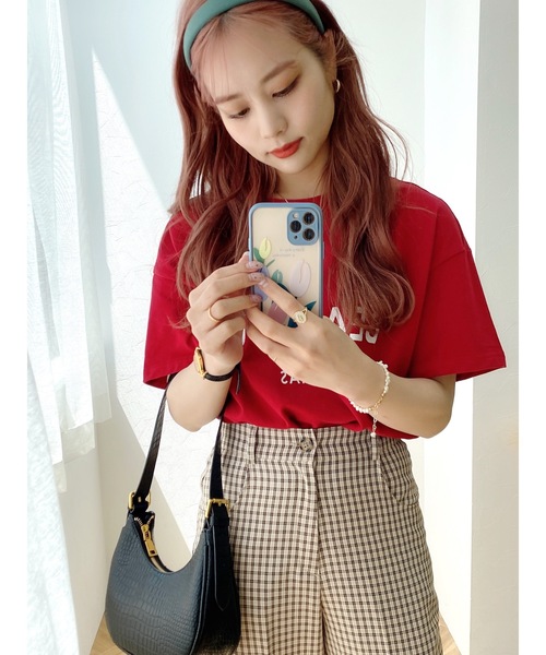 JUMELLE（ジュメロ）の「PRIAS T（Tシャツ/カットソー・レディース・ホワイト/レッド・FREE）」の12枚目の写真