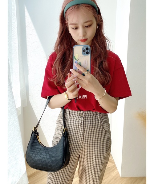 JUMELLE（ジュメロ）の「PRIAS T（Tシャツ/カットソー・レディース・ホワイト/レッド・FREE）」の14枚目の写真