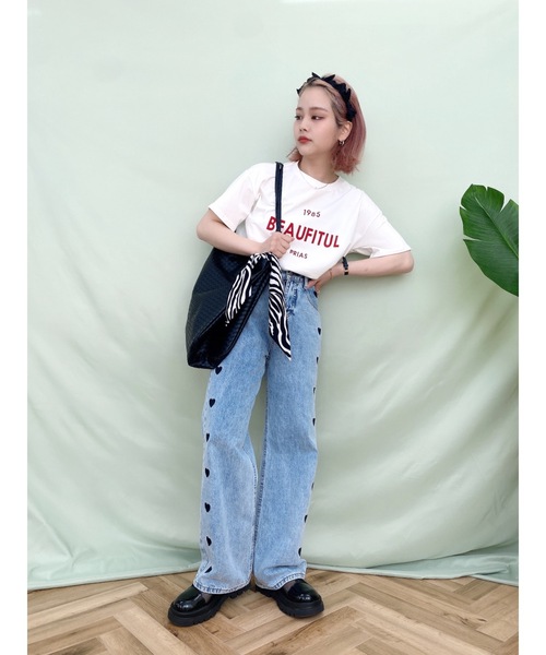 JUMELLE（ジュメロ）の「PRIAS T（Tシャツ/カットソー・レディース・ホワイト/レッド・FREE）」の18枚目の写真