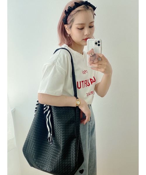 JUMELLE（ジュメロ）の「PRIAS T（Tシャツ/カットソー・レディース・ホワイト/レッド・FREE）」の16枚目の写真