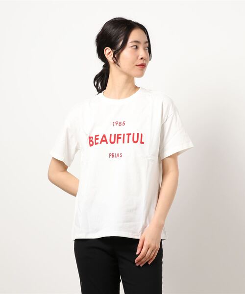 JUMELLE（ジュメロ）の「PRIAS T（Tシャツ/カットソー・レディース・ホワイト/レッド・FREE）」の15枚目の写真