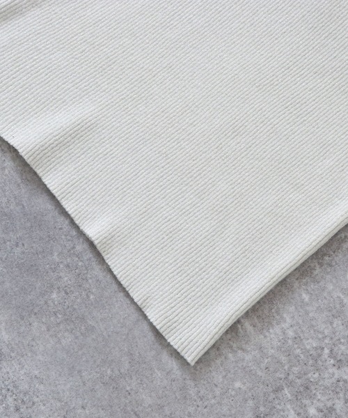 archives（アルシーヴ）の「ラメリブニットキャミ（キャミソール・レディース・シルバーグレー/モカ/ベージュ・MEDIUM）」の6枚目の写真