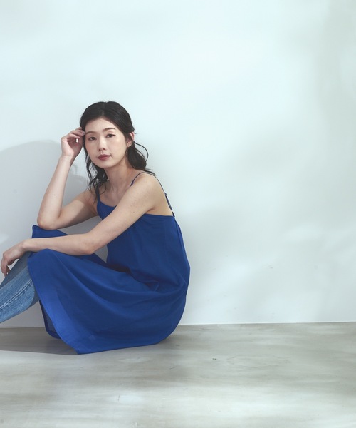 純正格安 インド綿無地キャミワンピース Fort Point C Fort ワンピース Point 割引直売