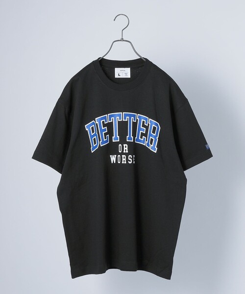 SHIPS any（シップス エニィ）の「SHIPS any: カレッジ プリント 半袖 ユニセックス Tシャツ◇（Tシャツ/カットソー・メンズ・ネイビー/ホワイト系その他3/グリーン/ホワイト系その他4/ナチュラル/ホワイト系その他/ホワイト系その他2/ブラック・SMALL/MEDIUM/LARGE/X-LARGE）」の12枚目の写真