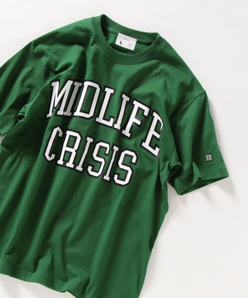 SHIPS any（シップス エニィ）の「SHIPS any: カレッジ プリント 半袖 ユニセックス Tシャツ◇（Tシャツ/カットソー・メンズ・ネイビー/ホワイト系その他3/グリーン/ホワイト系その他4/ナチュラル/ホワイト系その他/ホワイト系その他2/ブラック・SMALL/MEDIUM/LARGE/X-LARGE）」の13枚目の写真