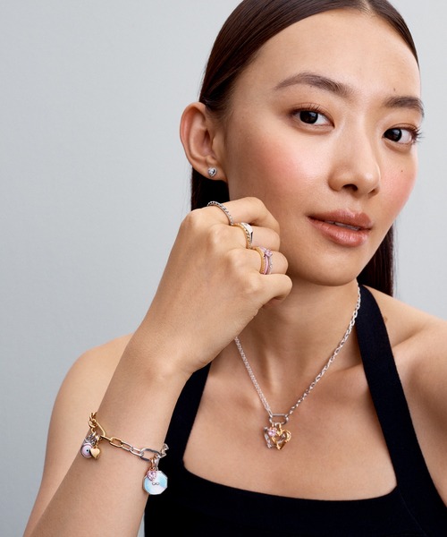 エレベイテッド ハートピアス （シルバー）（ピアス（両耳用