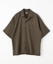 TOMORROWLAND  | ウールレーヨン オープンカラー半袖シャツ(シャツ/ブラウス)