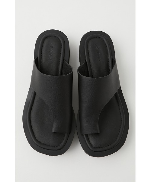 MOUSSY（マウジー）の「PLATFORM THONG サンダル（サンダル・レディース・キャメル/ブラック/ホワイト・MEDIUM/SMALL/LARGE）」の3枚目の写真