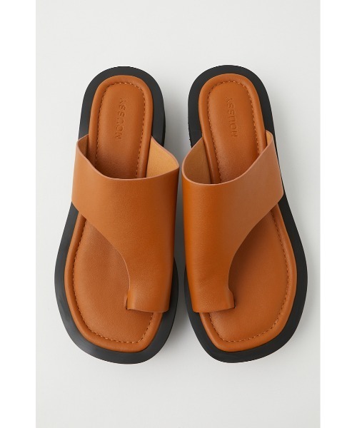 MOUSSY（マウジー）の「PLATFORM THONG サンダル（サンダル・レディース・キャメル/ブラック/ホワイト・MEDIUM/SMALL/LARGE）」の18枚目の写真