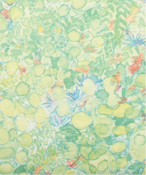 Design Tshirts Store graniph（デザイン　ティーシャツ　ストア　グラニフ）の「[描き下ろし]薄荷(清水美紅)｜コラボキッズボックスフリルワンピース(ライトグリーン)（ワンピース・キッズ・ライトグリーン・90/110/130）」の3枚目の写真