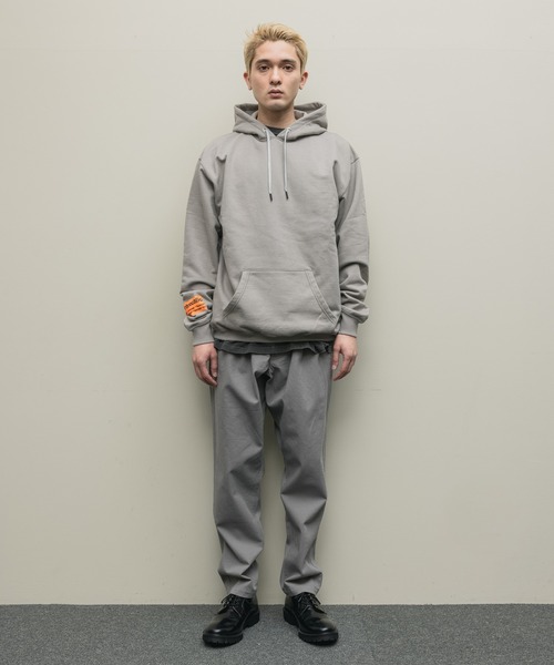 bal（バル）の「【2021秋冬】CONTRAST STITCH HOODED SWEAT SHIRT（パーカー・レディース・グレイッシュベージュ/チャコール・LARGE/X-LARGE/MEDIUM）」の12枚目の写真