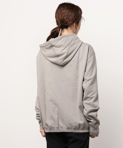 bal（バル）の「【2021秋冬】CONTRAST STITCH HOODED SWEAT SHIRT（パーカー・レディース・グレイッシュベージュ/チャコール・LARGE/X-LARGE/MEDIUM）」の4枚目の写真