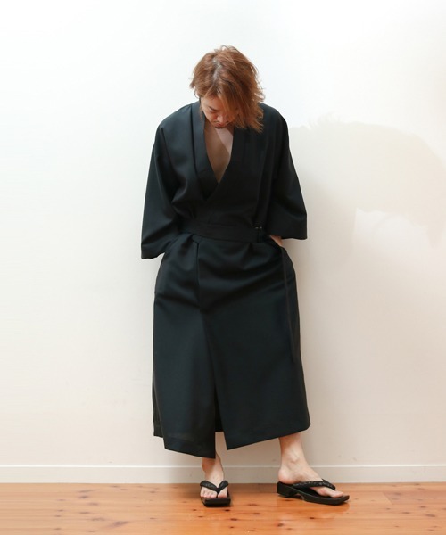 浴衣コート【MB×ADAM ET ROPE'】 ADAM ET ROPE'（アダムエロペ）の「【MB×ADAM ET ROPE'】浴衣
