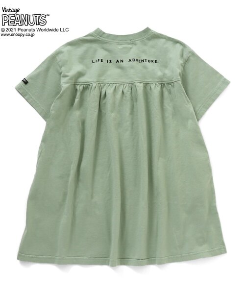 F.O.KIDS（エフオーキッズ）の「/PEANUTSコラボワンピース（ワンピース・キッズ・ベージュ/ミント/イエロー・120/130/90/110/140/100/95/80）」の6枚目の写真