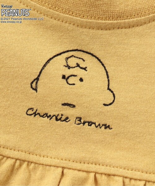 F.O.KIDS（エフオーキッズ）の「/PEANUTSコラボワンピース（ワンピース・キッズ・ベージュ/ミント/イエロー・120/130/90/110/140/100/95/80）」の12枚目の写真