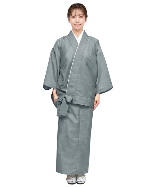 簡単着付け！】夏用 レディース二部式駒絽着物（着物）｜KYOETSU