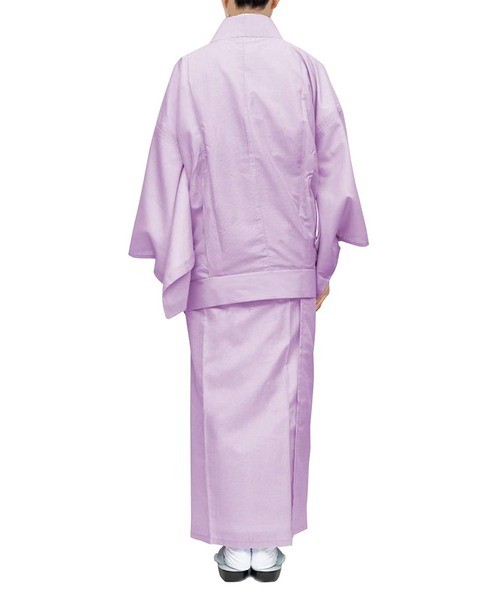 未使用　新品　美品　絽　二部式着物　小紋　夏着物 kimono-waku_kimono-natu-486675