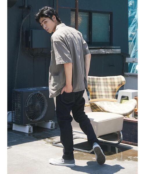 CRAFT STANDARD BOUTIQUE(クラフトスタンダードブティック)の「カラミ半袖オープンカラーシャツ *(シャツ/ブラウス・メンズ・ブラウン/グレー・M/L)」の10枚目の写真