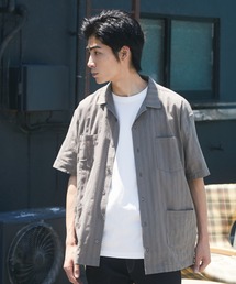 CRAFT STANDARD BOUTIQUE | カラミ半袖オープンカラーシャツ　＊(シャツ/ブラウス)