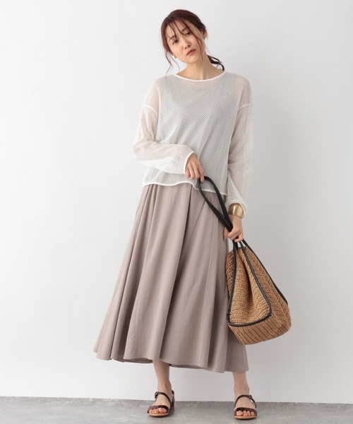 GLOBAL WORK（グローバルワーク）の「カットメッシュプルオーバー×ワンピースセット/950297（ワンピース・レディース・ブラック/グレー系その他・FREE）」の6枚目の写真