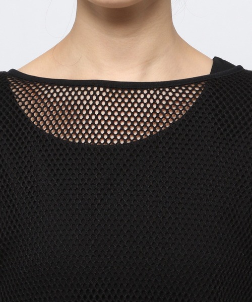 GLOBAL WORK（グローバルワーク）の「カットメッシュプルオーバー×ワンピースセット/950297（ワンピース・レディース・ブラック/グレー系その他・FREE）」の13枚目の写真