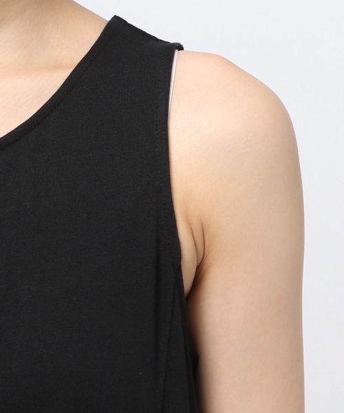 GLOBAL WORK（グローバルワーク）の「カットメッシュプルオーバー×ワンピースセット/950297（ワンピース・レディース・ブラック/グレー系その他・FREE）」の5枚目の写真