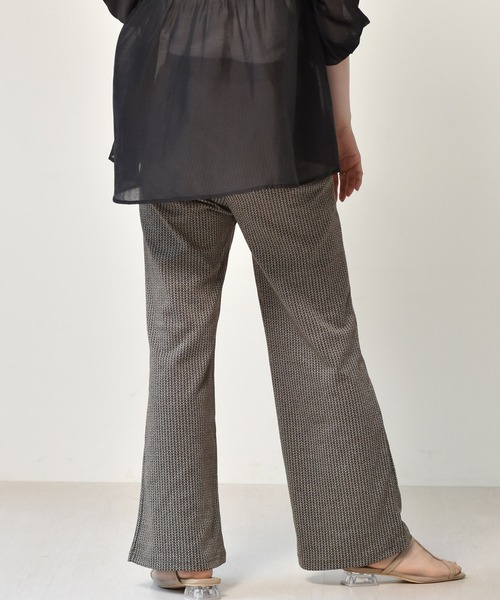 RETRO GIRL（レトロガール）の「ジャガード柄パンツ（その他パンツ・レディース・ブラック/ダークブラウン/ベージュ/アイボリー・FREE）」の20枚目の写真