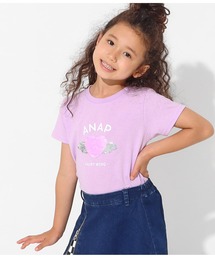 ANAP kids | 羽ハートスパンコールチュニック(Tシャツ/カットソー)