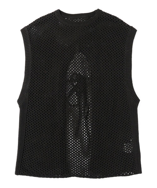 Ray BEAMS（レイビームス）の「Ray BEAMS / メッシュ バックリボン ベスト（ベスト・レディース・ライトブルー/ブラック・ONE SIZE）」の13枚目の写真