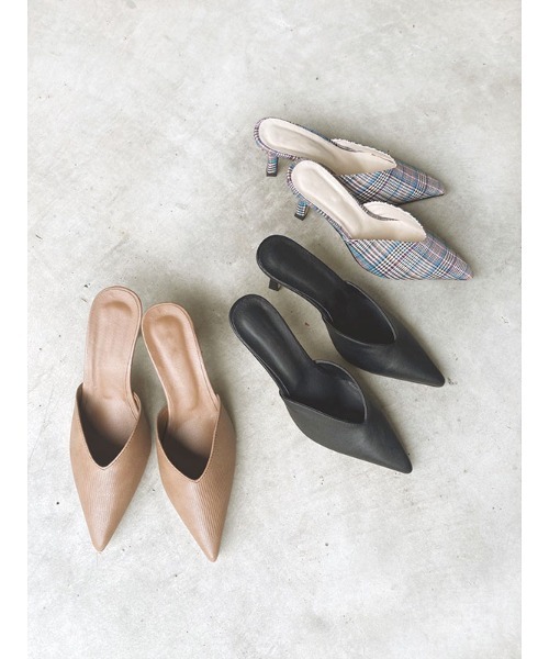 ACYM（アシーム）の「Autumn color ミュール（その他シューズ・レディース・ブラック/ミックスグレー・SMALL/MEDIUM/LARGE）」の7枚目の写真