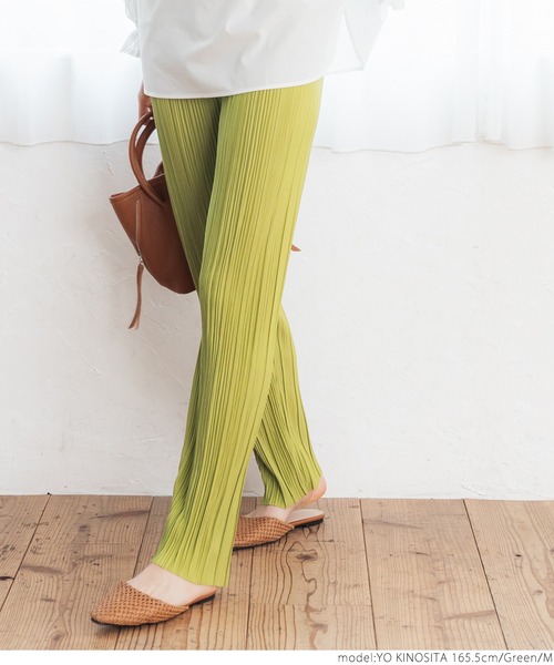 ランダムプリーツゆるレギンス（レギンス/スパッツ）｜coca（coca