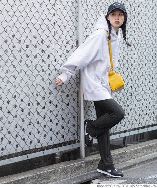 coca(coca)(コカ)の「ランダムプリーツゆるレギンス(レギンス/スパッツ・レディース・ブラック/ベージュ/グリーン/オレンジ・SHORT/LONG/M/L)」の15枚目の写真