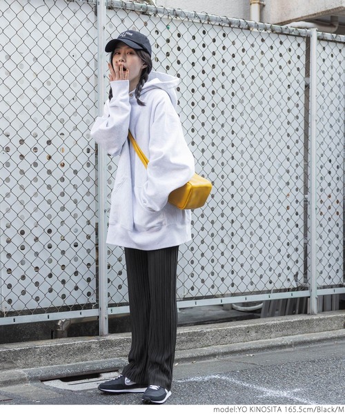 coca(coca)(コカ)の「ランダムプリーツゆるレギンス(レギンス/スパッツ・レディース・ブラック/ベージュ/グリーン/オレンジ・SHORT/LONG/M/L)」の13枚目の写真