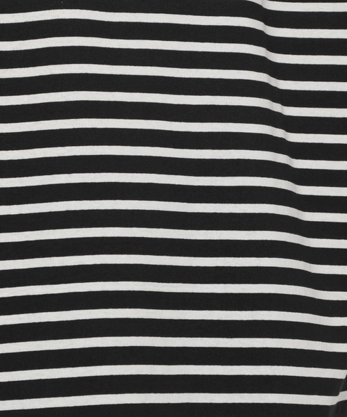 niko and...（ニコアンド）の「アソートボーダーＴシャツ（Tシャツ/カットソー・メンズ・ブラック/ネイビー/オフホワイト/キャメル・MEDIUM/LARGE）」の16枚目の写真