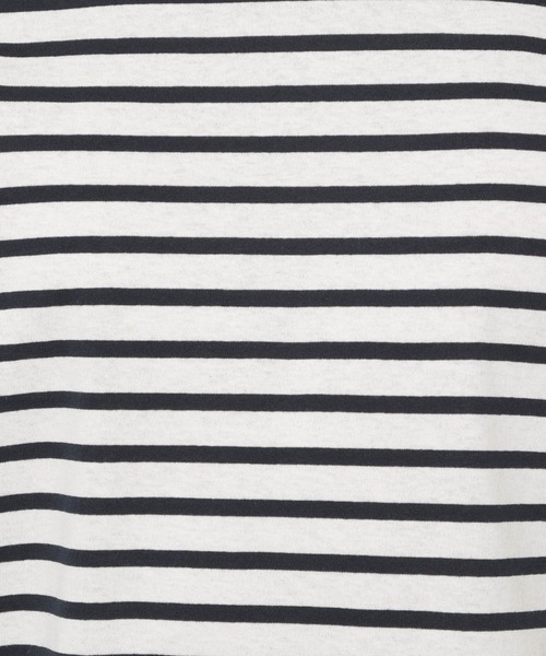 niko and...（ニコアンド）の「アソートボーダーＴシャツ（Tシャツ/カットソー・メンズ・ブラック/ネイビー/オフホワイト/キャメル・MEDIUM/LARGE）」の15枚目の写真
