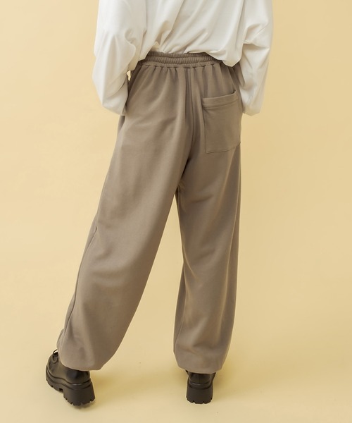 RASVOA（ラスボア）の「【セットアップ着用可】ビンテージダメージスウェットパンツ（スウェットパンツ・レディース・チャコールグレー/グリーン/グレイッシュベージュ・FREE）」の11枚目の写真