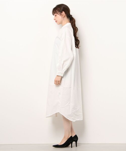 Per sist ence(パーシエンス)の「Per sist ence/パーシエンス ブロードロングシャツワンピース(シャツ/ブラウス・レディース・ホワイト・FREE)」の3枚目の写真
