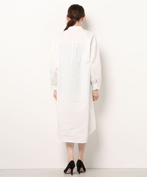 Per sist ence(パーシエンス)の「Per sist ence/パーシエンス ブロードロングシャツワンピース(シャツ/ブラウス・レディース・ホワイト・FREE)」の2枚目の写真