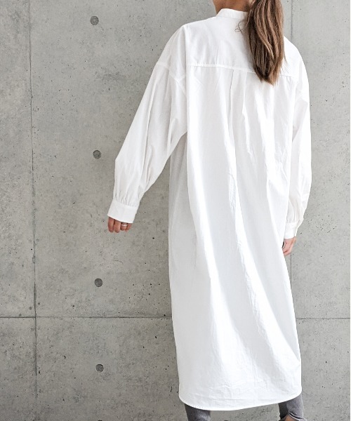 Per sist ence(パーシエンス)の「Per sist ence/パーシエンス ブロードロングシャツワンピース(シャツ/ブラウス・レディース・ホワイト・FREE)」の20枚目の写真