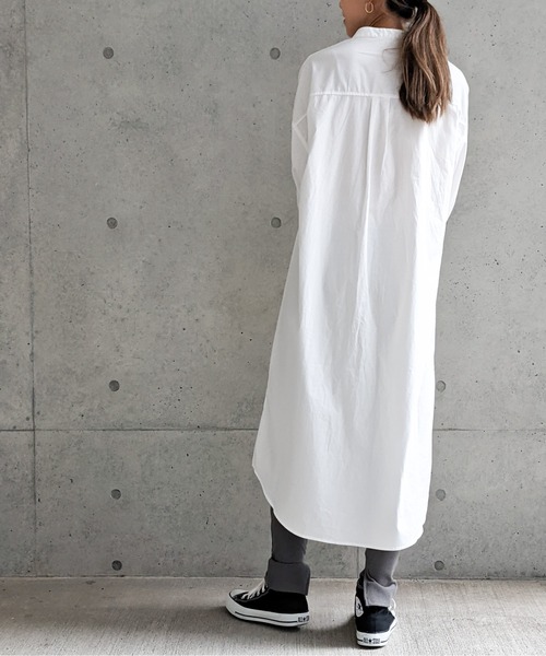 Per sist ence(パーシエンス)の「Per sist ence/パーシエンス ブロードロングシャツワンピース(シャツ/ブラウス・レディース・ホワイト・FREE)」の18枚目の写真
