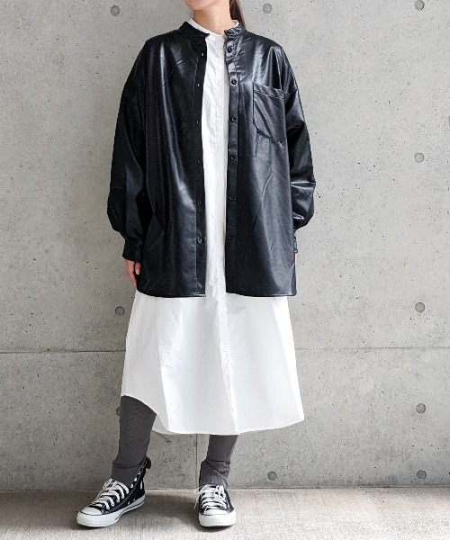 Per sist ence(パーシエンス)の「Per sist ence/パーシエンス ブロードロングシャツワンピース(シャツ/ブラウス・レディース・ホワイト・FREE)」の17枚目の写真